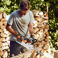 STIHL MSA 120 C-BQ Аккумуляторная пила STIHL, шина R 30см, цепь 71PM3 12540115874, Пилы цепные аккумуляторные Штиль